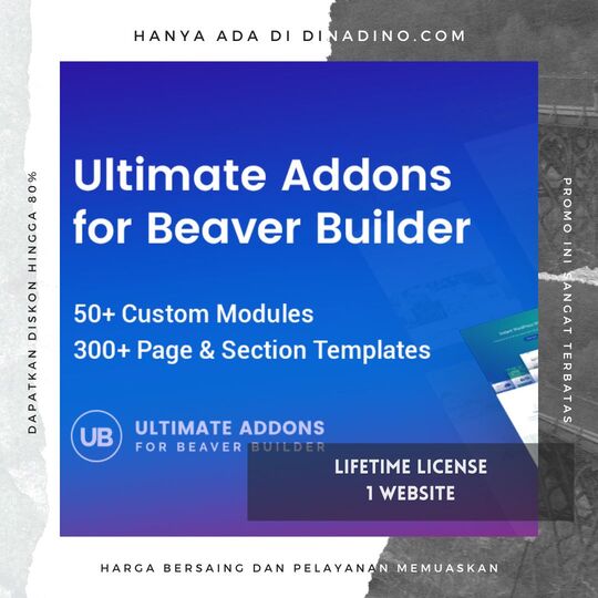 Addons for Beaver Builder Plugin + Lisensi Lifetime 3 Website