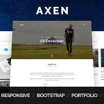 Axen - Personal Portfolio WordPress Theme
