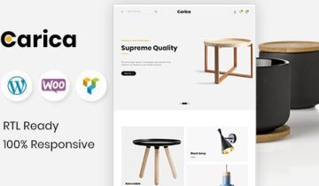 Carica – Furniture Handmade WooCommerce Theme