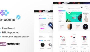 Ecome – Electronics Store WooCommerce Theme – RTL Supported