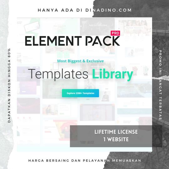 Element Pack + Lifetime 1 Website ORIGINAL LICENSE - Addon for Elementor Page Builder