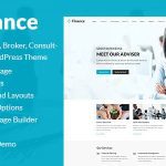 Finance - Business & Financial, Broker, Consulting, Accounting WordPress Theme