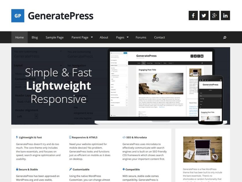 GeneratePress Premium + Original License - The Entire Collection of GeneratePress Premium Modules
