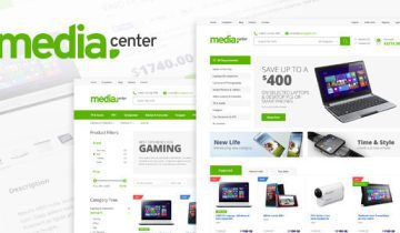 MediaCenter – Electronics Store WooCommerce Theme