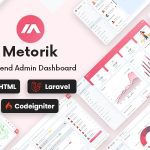 Metorik - Laravel, Codeigniter, NodeJS & HTML Admin Template & Seed Project