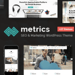 Metrics - SEO, Digital Marketing, Social Media WordPress Theme