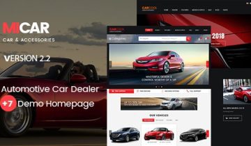 Micar – Auto Dealer RTL WooCommerce WordPress for Car and Moto Theme