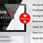 Movie Me - One Page Responsive WordPress Theme