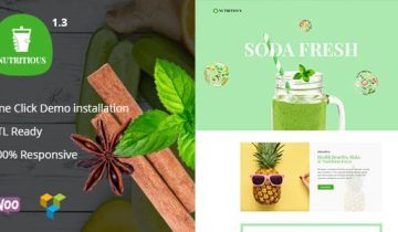 Nutritious – Organic food Drink WooCommerce Theme