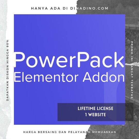 PowerPack for Elementor + Lifetime 1 Website ORIGINAL LICENSE