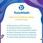 RateMash - Responsive WordPress Voting Contest Plugin