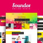 Sounder - Online Radio WordPress Theme