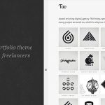 Tao - a Modern & Responsive 3D WordPress Portfolio Theme With Beautiful Transitions and Animations