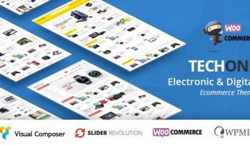TechOne – Electronics Multipurpose WooCommerce Theme (RTL Supported)