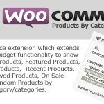 WC Products By Category Widget