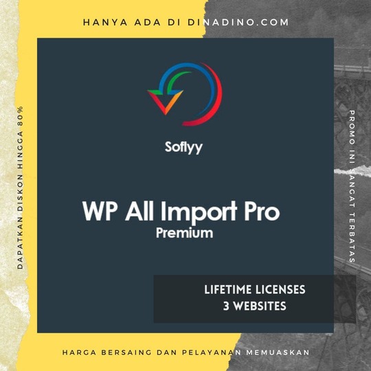 WP All Import Pro + Lifetime 3 Website ORIGINAL LICENSE
