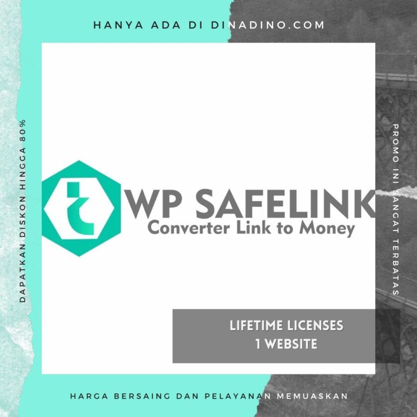 WP Safelink + Lisensi Lifetime 1 Website - Converter Your Download Link to Adsense