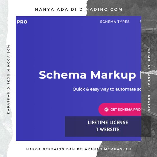 WP Schema Pro Plugin + Lisensi Lifetime 1 Website