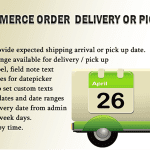 WooCommerce Order Delivery Or Pick Up Date