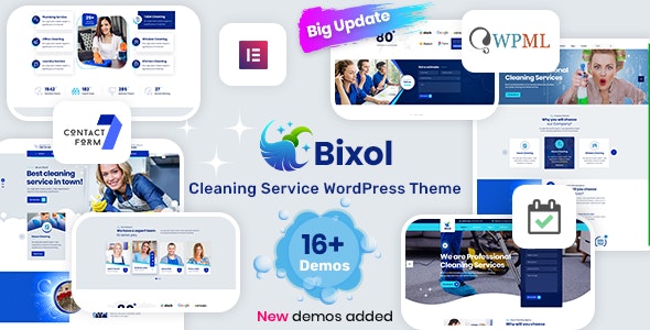 bixol cleaning services wordpress