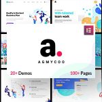Agmycoo - Isometric Startup Creative Digital Agency WordPress Theme