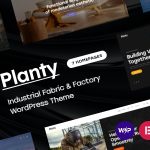 Planty - Industrial Fabric & Factory WordPress Theme