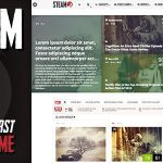 Steam - Responsive Retina Review Magazine Theme