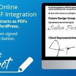 WP Online Contract PDF Print Integration