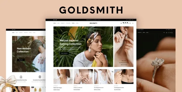 goldsmith jewelry store woocommerce elementor theme